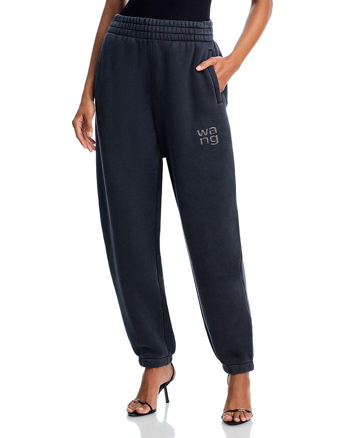 Alexander Wang Embellished Logo Sweatpants
