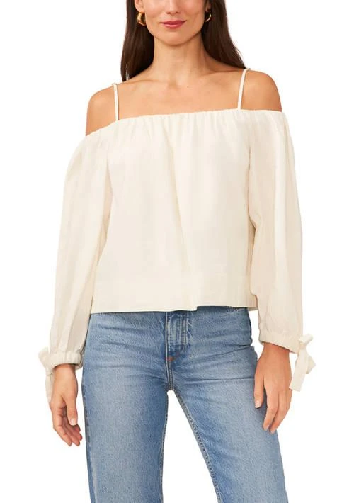 1. State Womens Shoulder Strap Long Sleeve Top 1