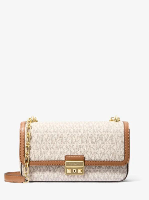 Michael Kors Tribeca Large Signature Logo Shoulder Bag 1
