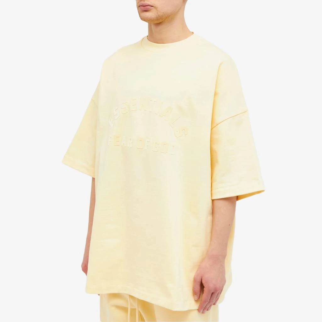 Essentials Fear of God ESSENTIALS Spring Printed Logo T-Shirt - Garden Yellow 2