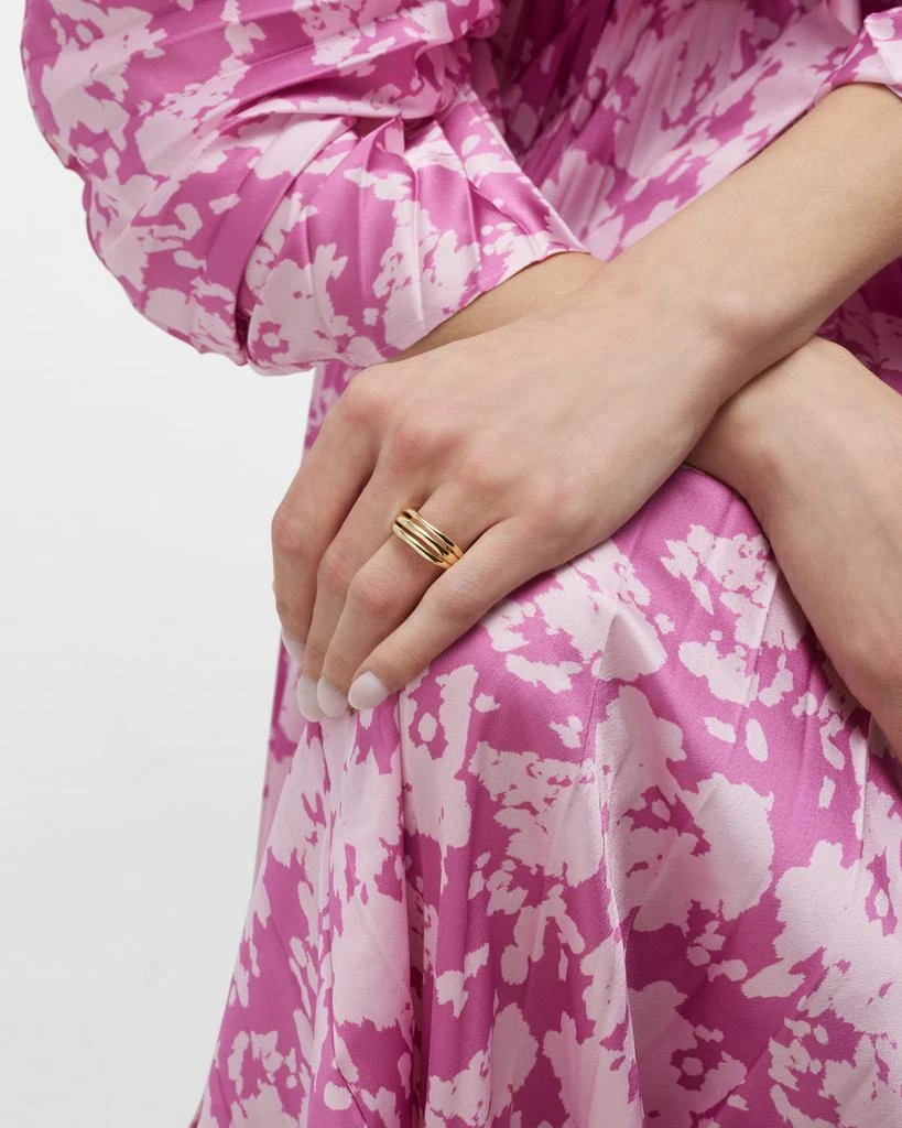 Ippolita Smooth Squiggle Triple Band Ring in 18K Gold 2