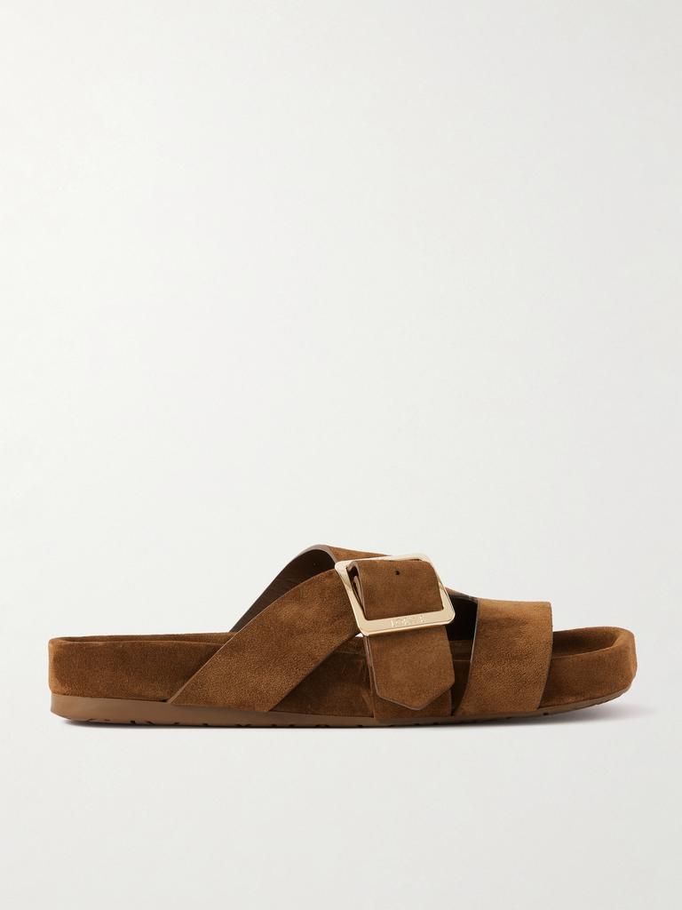 サンダル・ミュール LOEWE White leather Petal thong mules (L814S10X01 WHIMUL) Loewe Loewe White Leather Petal Thong Mules Women's IT 36