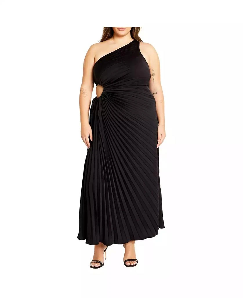 City Chic Plus Size Aliza Maxi Dress - Black