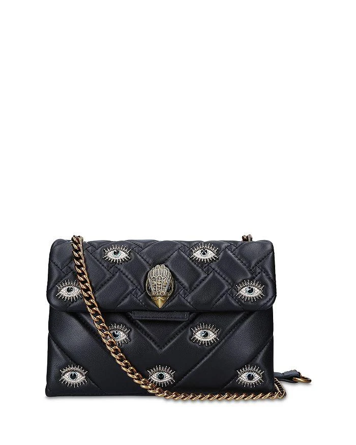 Kurt Geiger Kensington Eye Medium Embossed Leather Crossbody 1
