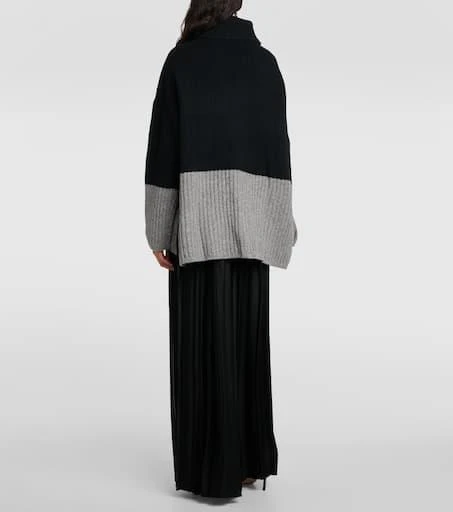 Joseph Colour Block wool and cashmere turtleneck sweater 3