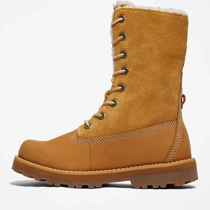Timberland Courma Kid Warm-lined Fold-Down Boot for Youth in Yellow 6