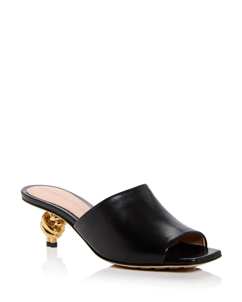 Bottega Veneta Women's Knot Low Heel Slide Sandals 1