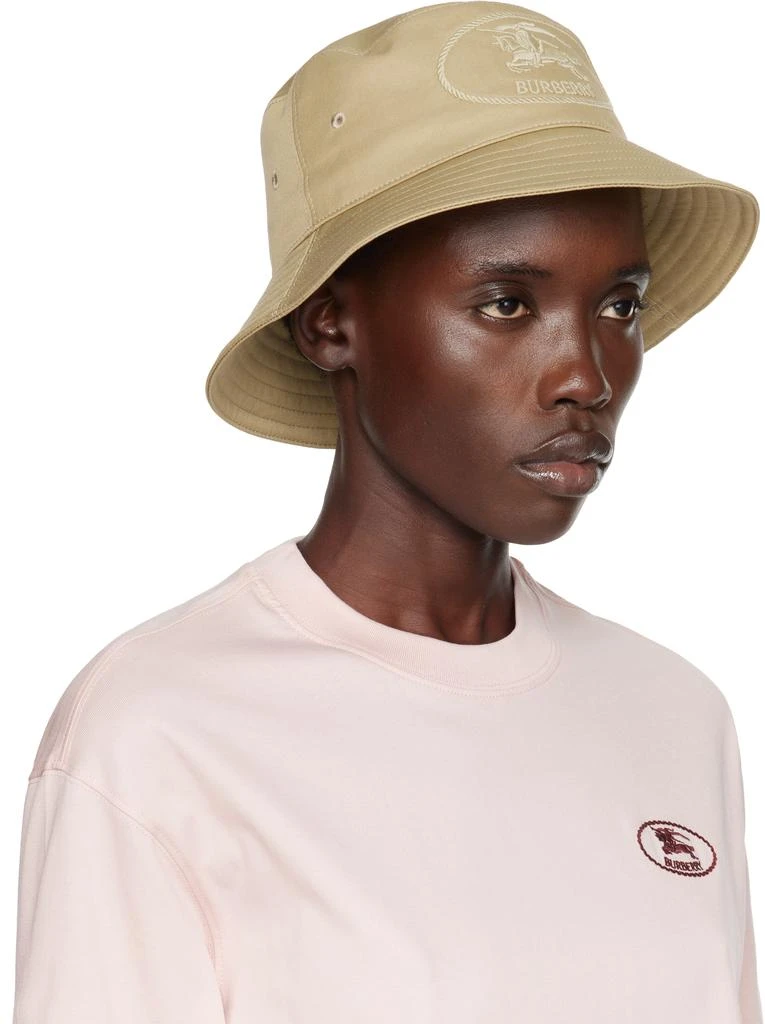 Beige Knight Stamp Gabardine Bucket Hat – On Sale Now with  display picture 3