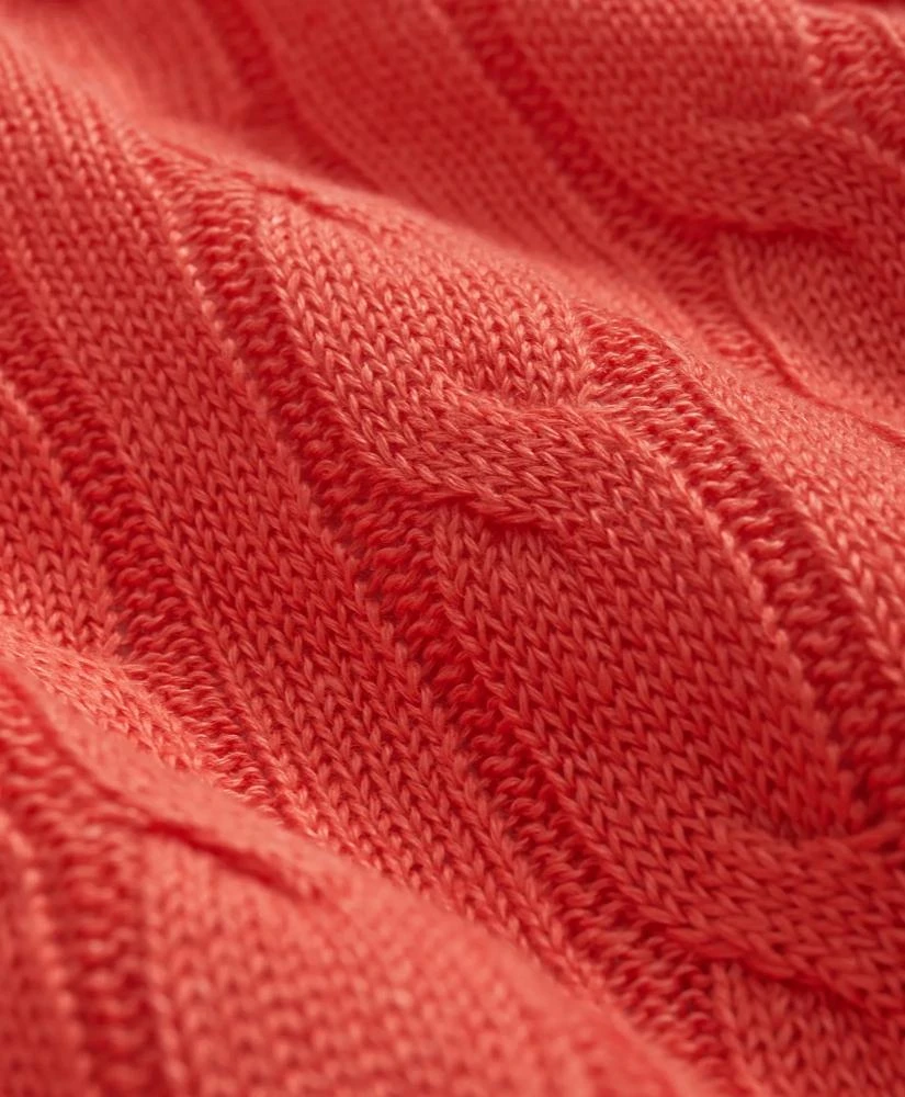 Brooks Brothers Linen Cable Knit Sweater 3