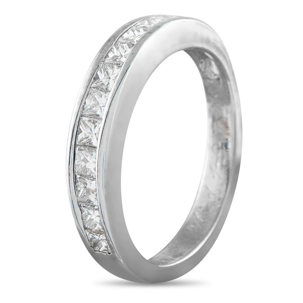 LB Exclusive 18K White Gold 0.60 ct Diamond Half Eternity Ring MF14-012026 2