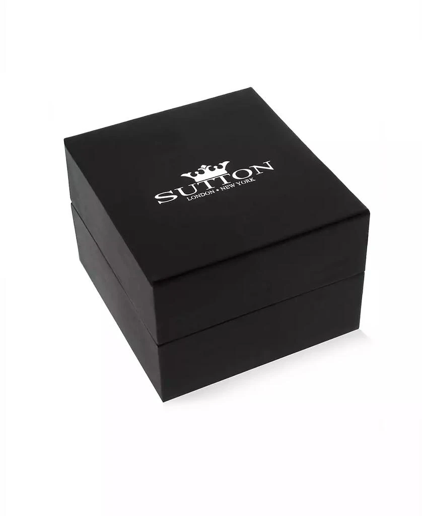 Rhona Sutton Men
s Classic Cross Hoop Earrings in Sterling Silver 5