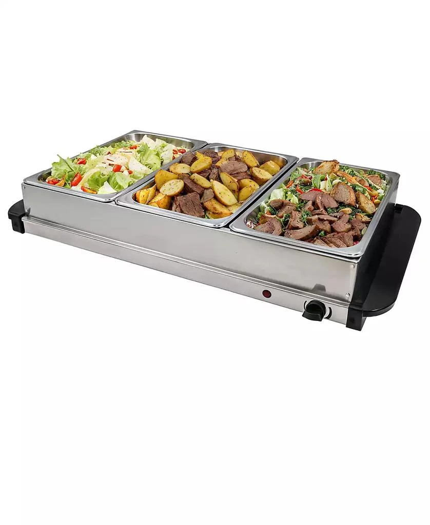 Elite Cuisine 5 Quart Stainless Steel Electric Buffet Server 2