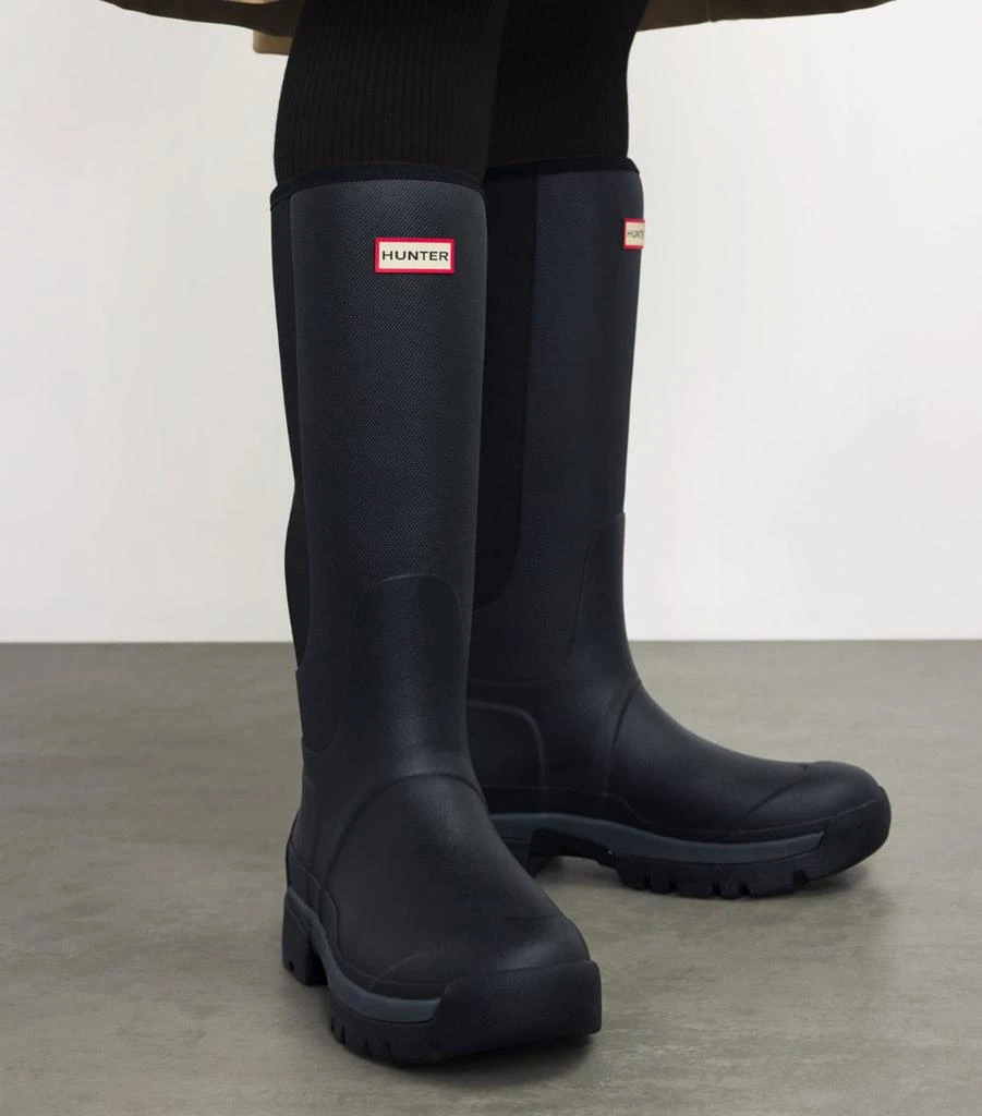 Hunter Field Balmoral Hybrid Tall Wellington Boots 3