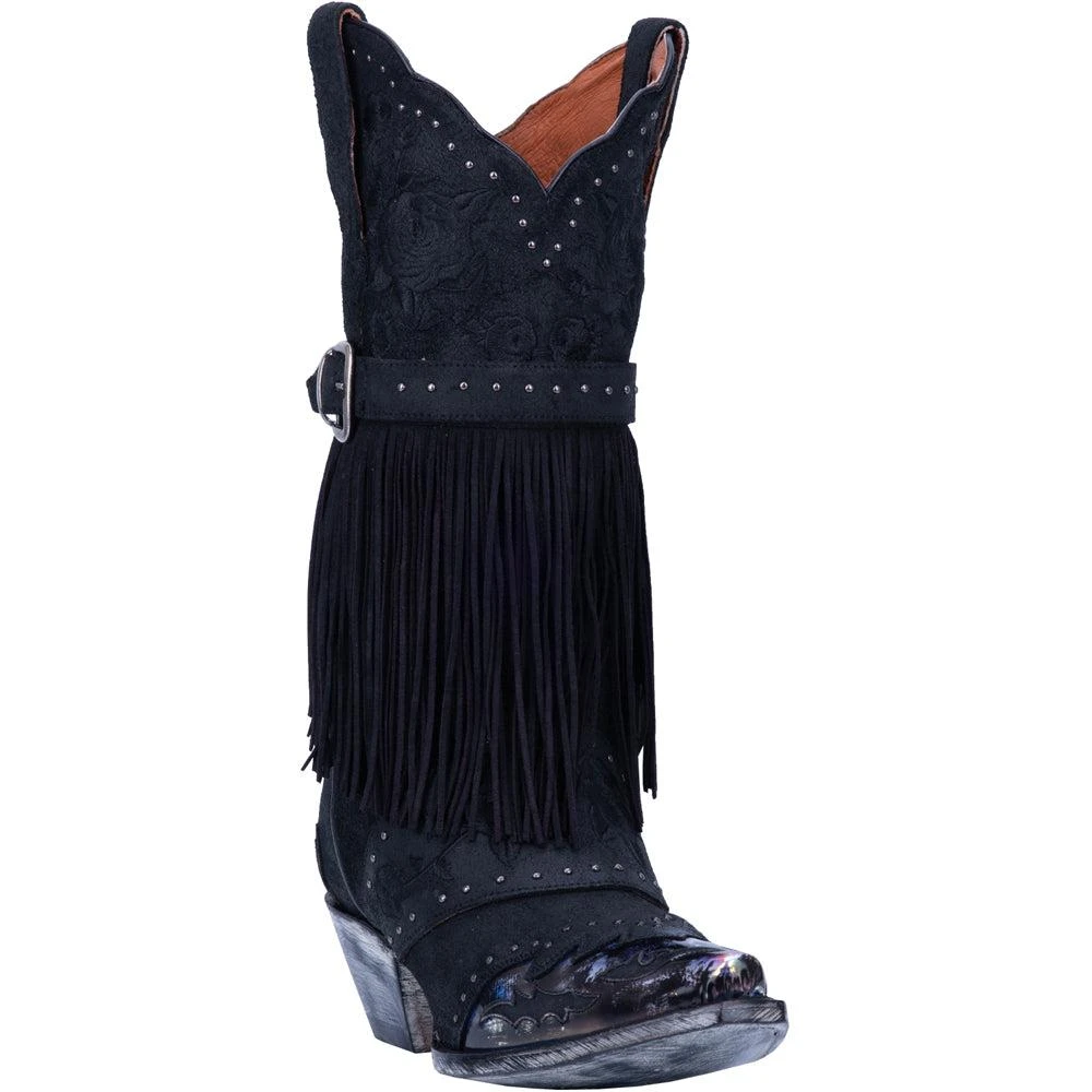 Dan Post Boots Bed of Roses Snip Toe Cowboy Boots 2