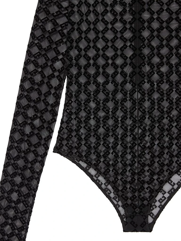 Givenchy Bodysuit in Monogram Tulle 3