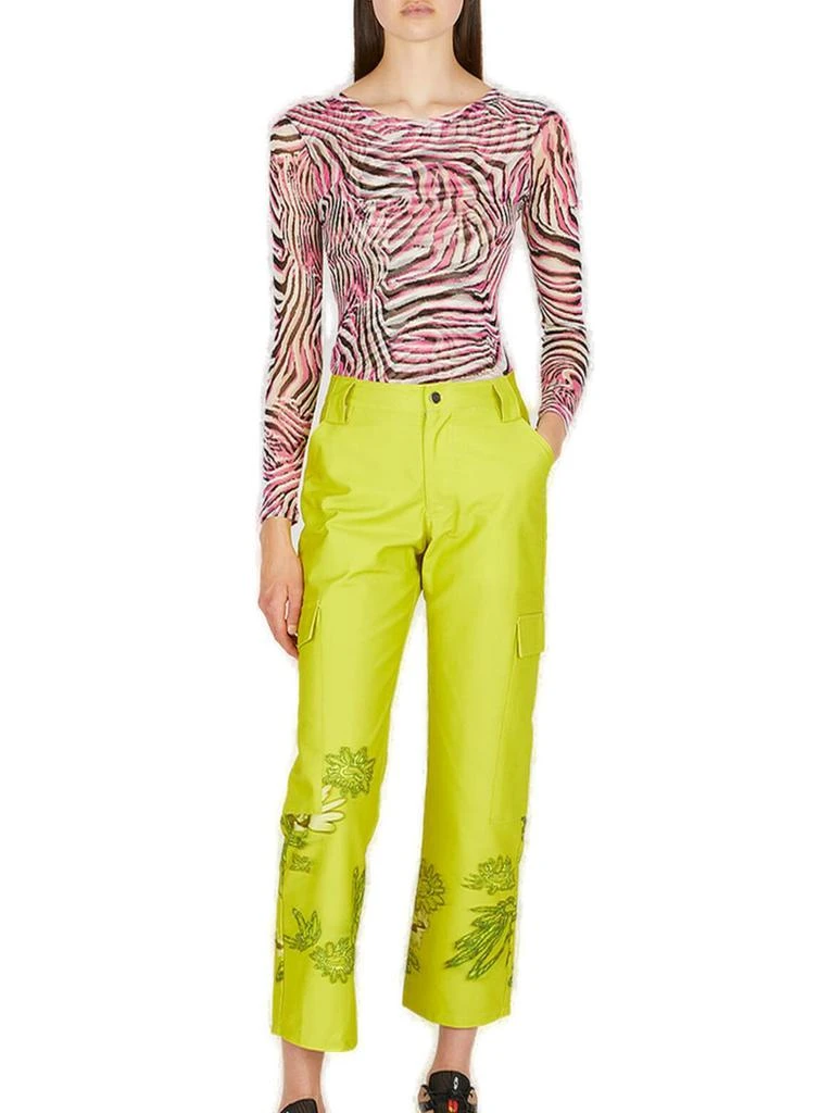 Collina Strada Collina Strada Cardio Animal Printed Mock Neck Top 4