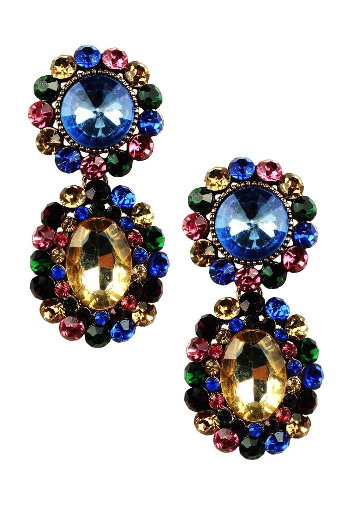 Eye Candy LA Aline Earrings - Multi