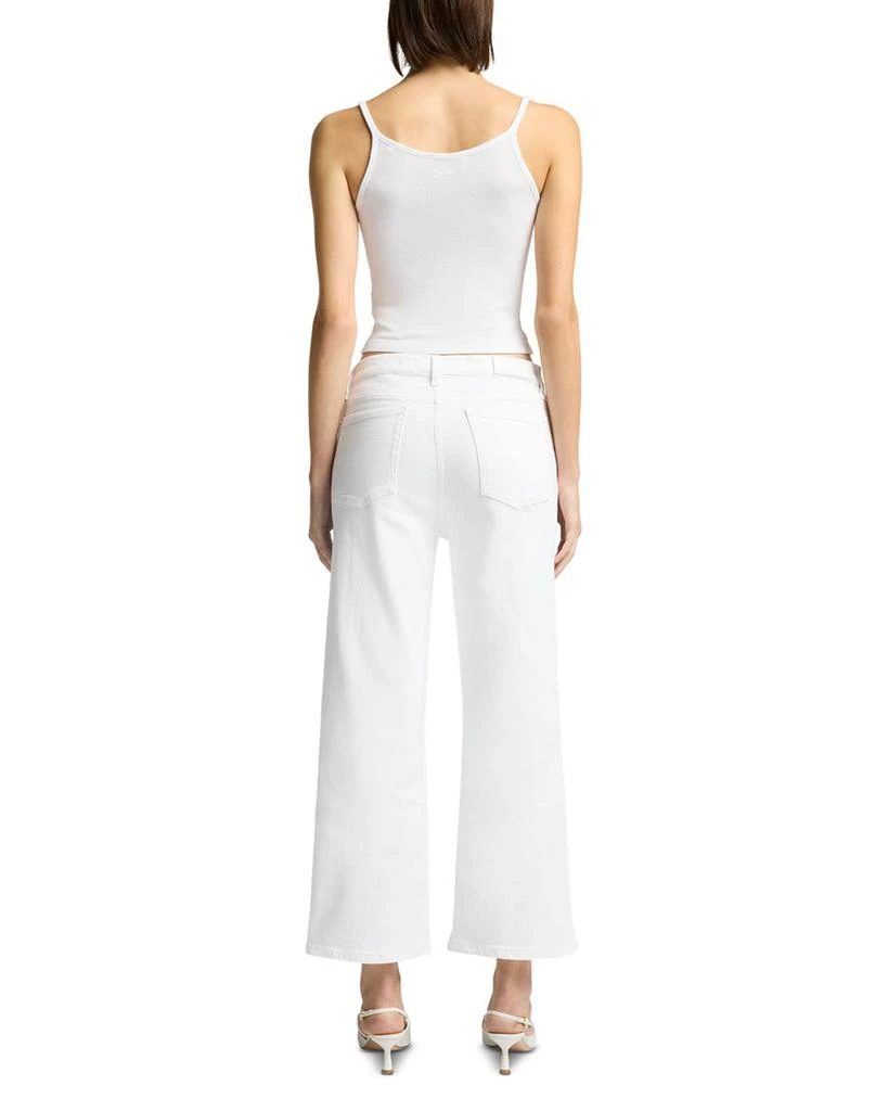 7 For All Mankind Cropped Alexa High Rise Jeans in Soleil 3