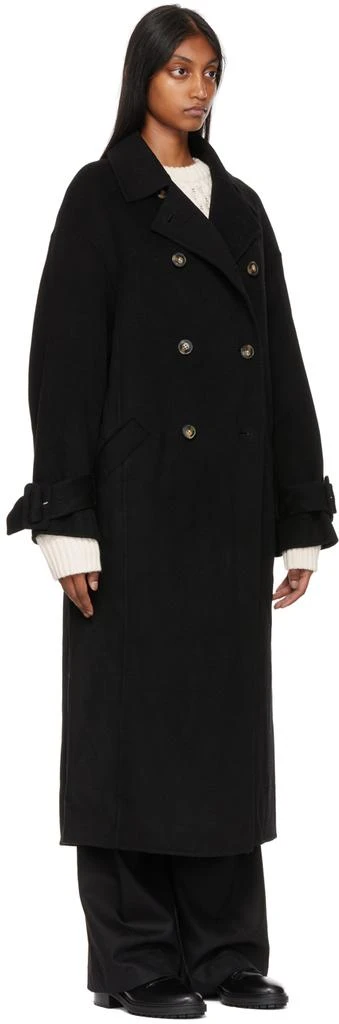 Loulou Studio Black Boras Coat 2