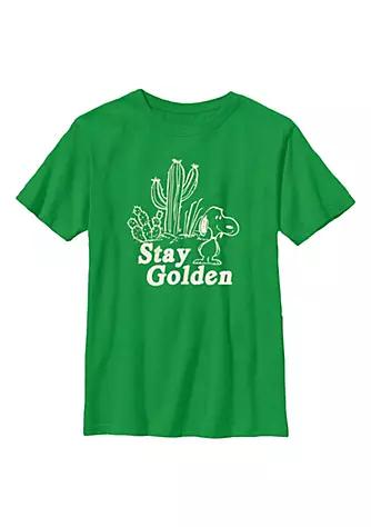 Peanuts Golden Snoopy Graphic T Shirt