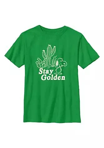 Peanuts Golden Snoopy Graphic T Shirt 1