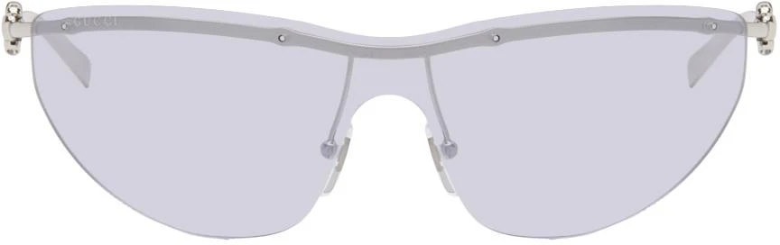 Gucci Silver Rimless Sunglasses 1