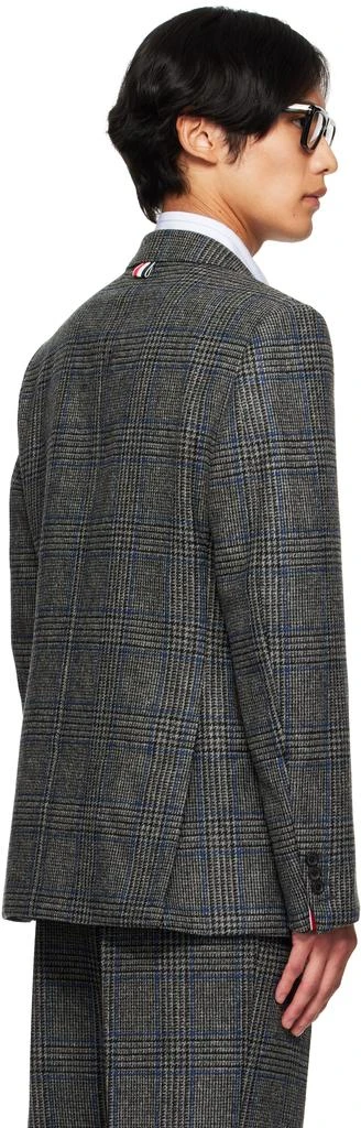 Thom Browne Gray Prince of Wales Hunting Tweed Blazer 3