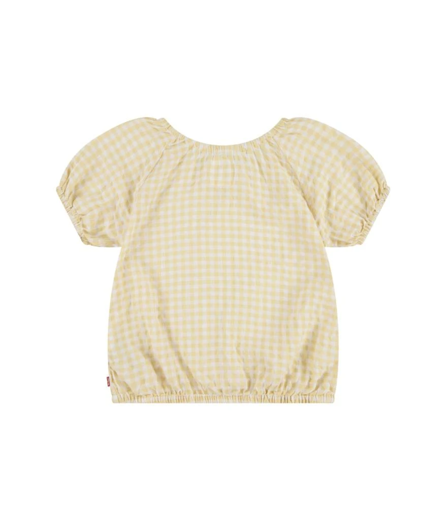Levi's Gingham Peasant Top (Big Kid) 2
