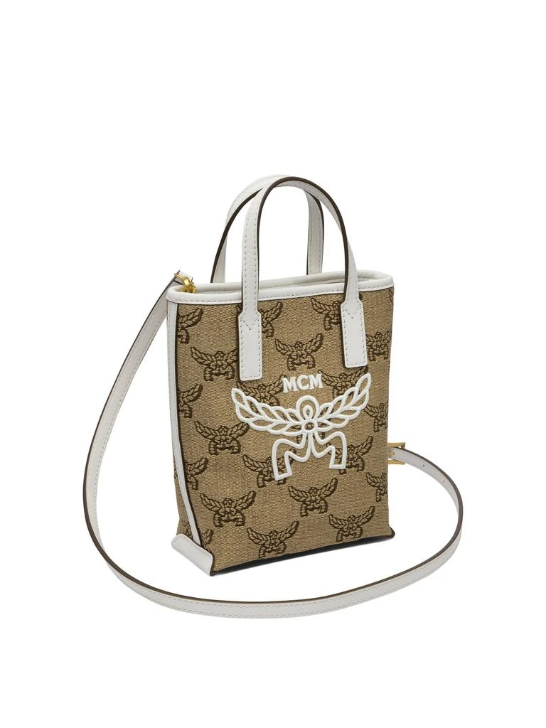 MCM LOGO EMBROIDERED TOTE BAG 2