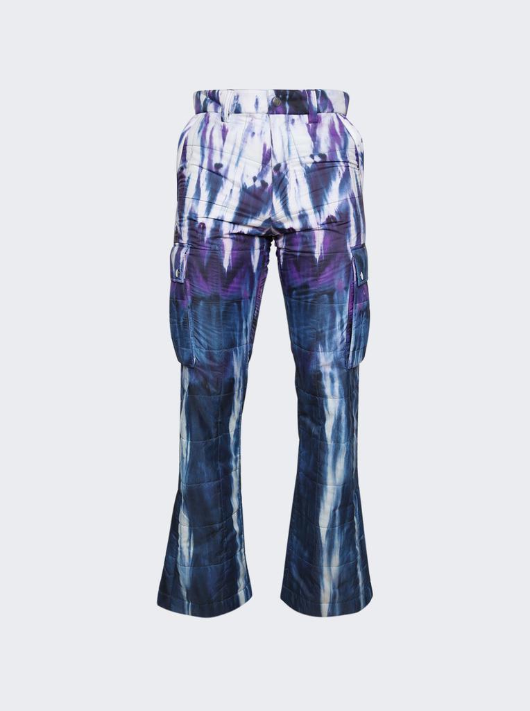 Amiri Tie Dye Quilted Cargo Flare Pant