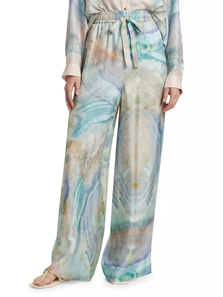 Zimmermann Illuminate Marble Print Track Pants 3