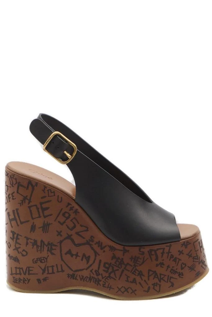 Chloé Chloé Maxime Wedge Sandals from Cettire