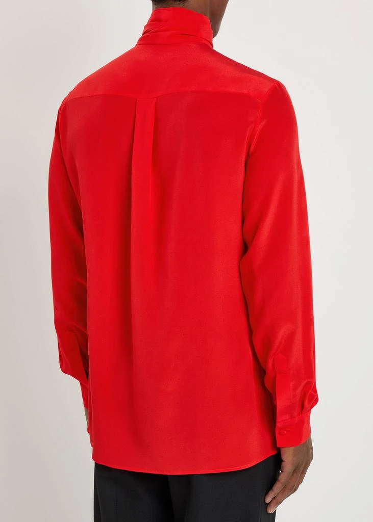 Valentino Tie silk-crepe shirt 3