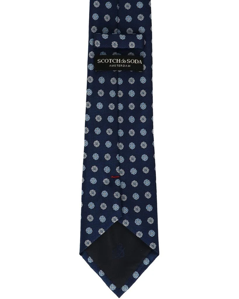 Scotch & Soda Scotch & Soda Navy Flower Dot Tie 3