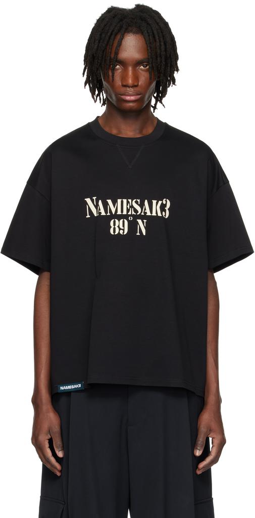 NAMESAKE Black Tobi Oversized 89' T-shirt