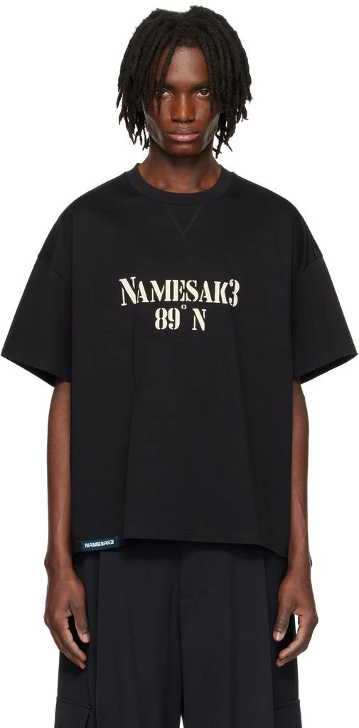 NAMESAKE Black Tobi Oversized 89' T-shirt 1