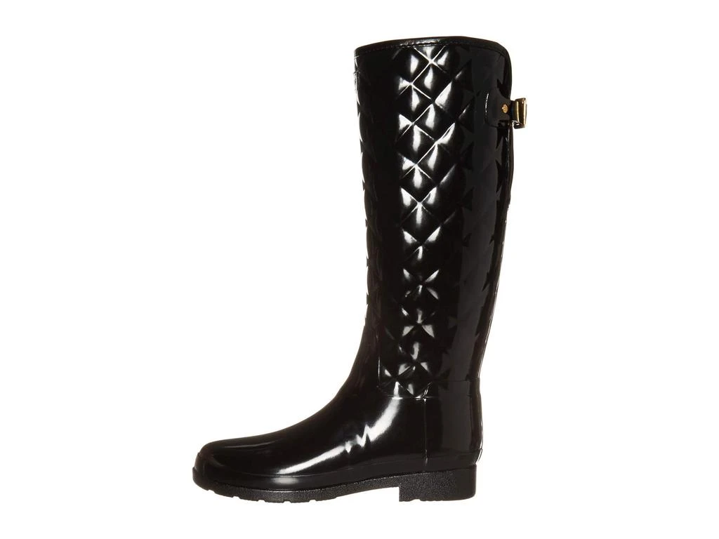 Hunter Refined Gloss Quilt Tall Rain Boots 4