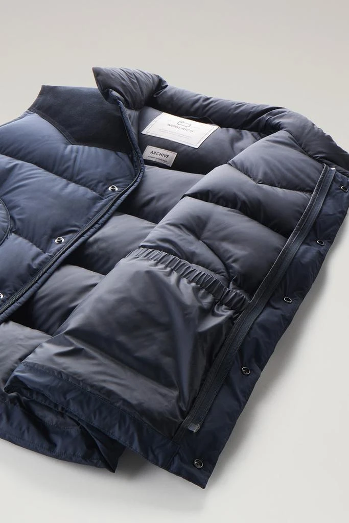 Woolrich Western Padded Vest - Men - Blue 5