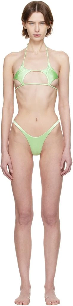 Isa Boulder Green Argyle & Forward Bikini 1