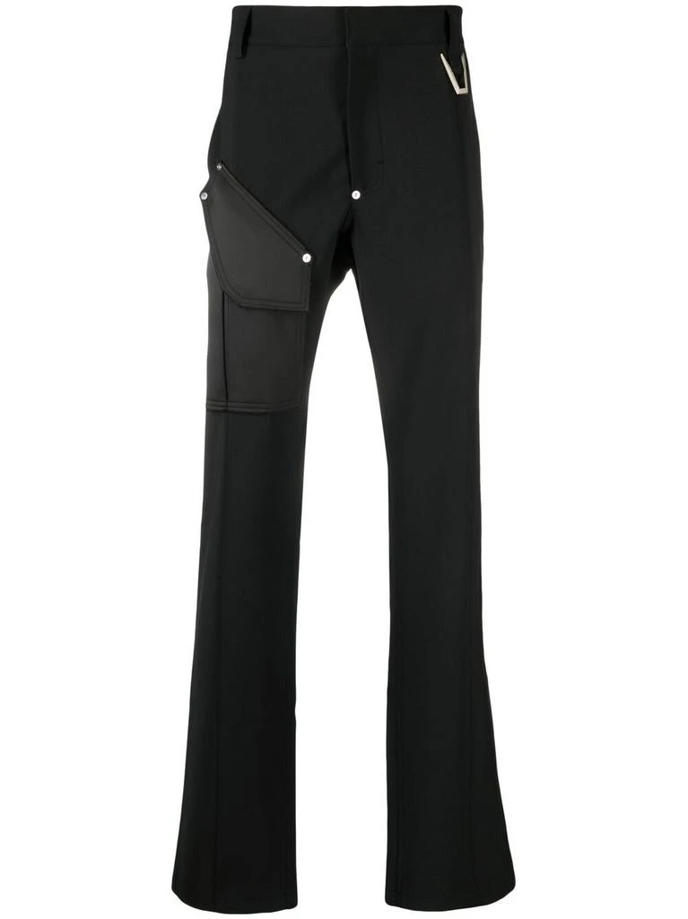 1017 ALYX 9SM mid-rise flared trousers - men -  -  - Black 1