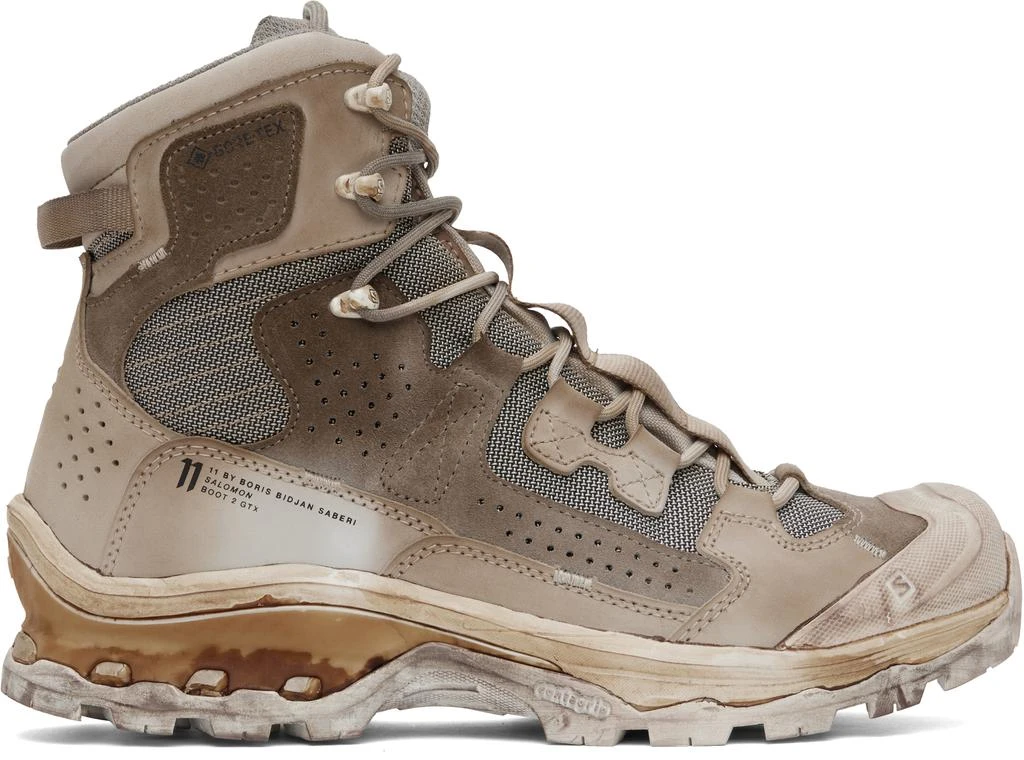 Shop Brown Salomon Edition GTX Boots on Sale at BeyondStyle