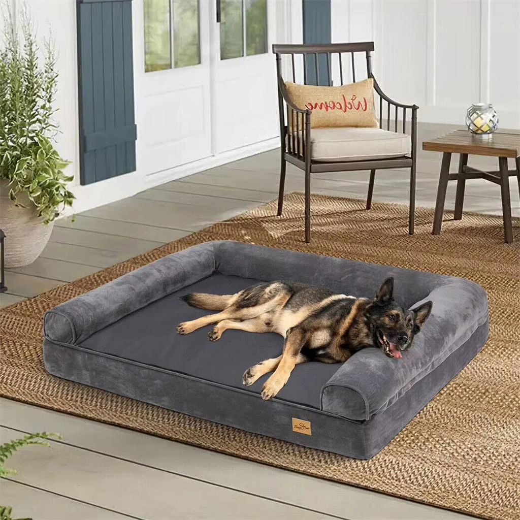BINGOPAW Extra Large Orthopedic Dog Bed with Removable Washable Cover and Soft Foam Cushion 5