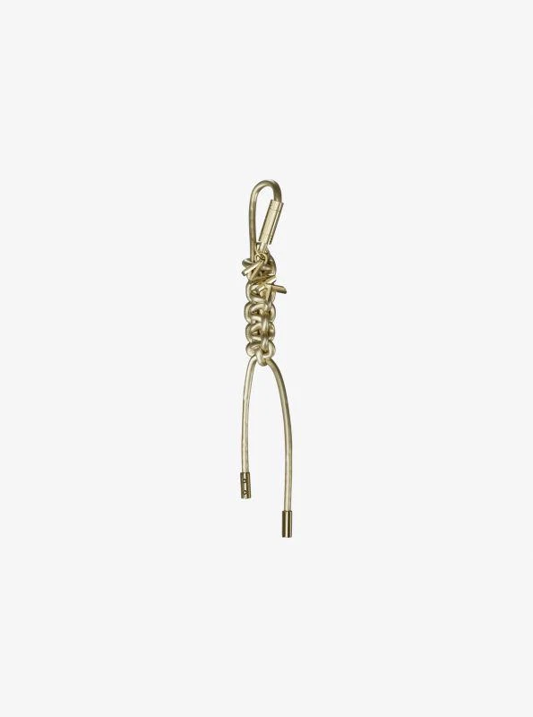 Michael Kors Gold-Tone and Metallic Braided Cord Bag Charm 2