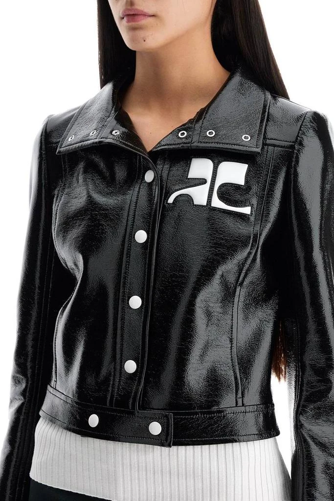 Courrèges re-edition vinyl effect jacket 4