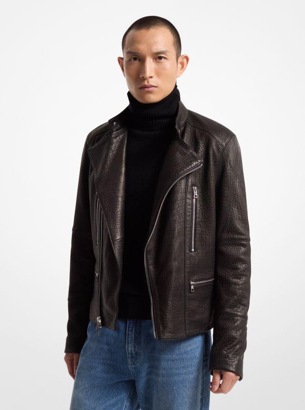 Michael Kors Leather sale Moto Jacket