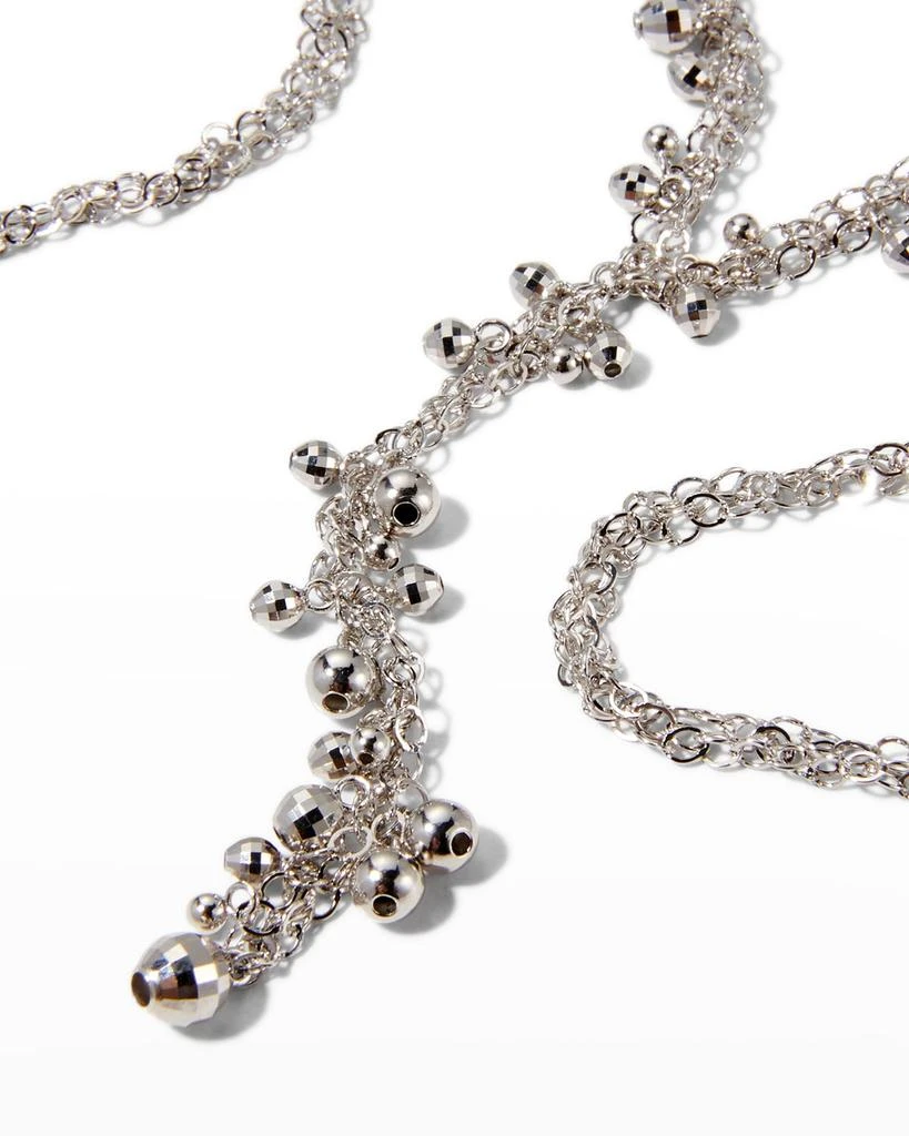 Platinum Born Platinum Beaded Y-Drop Necklace 3
