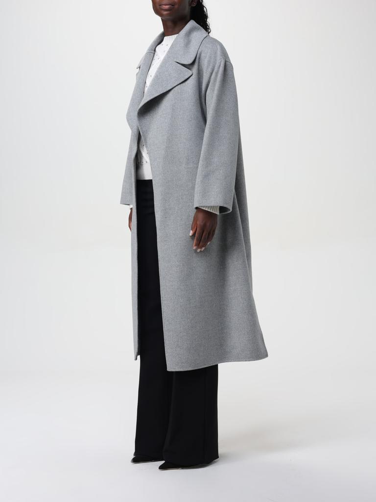 コート MAX MARA Woman Coat Grey 2516121061600 004 Max Mara Women's' Masculine Wool Coat in Grey | LN-CC®
