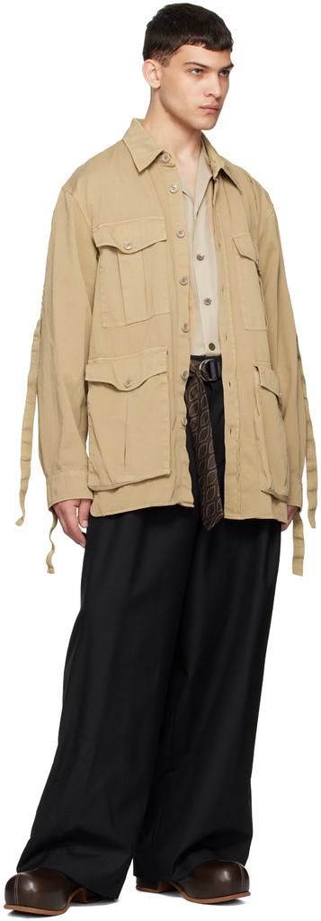 Dries Van Noten Brown Tie Belt - Ties - BeyondStyle