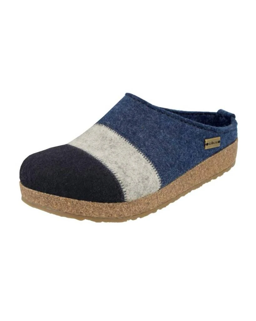 Haflinger Haflinger - Women's Lines Classic Boiled Wool Clog 3