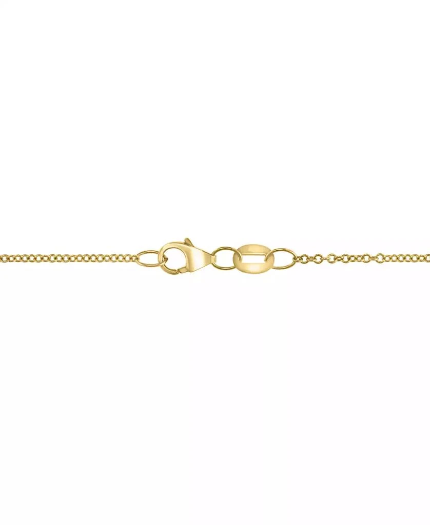 Effy EFFY® Diamond Round & Baguette Double Circle 18" Pendant Necklace (1-5/8 ct. t.w.) in 14k Gold 4